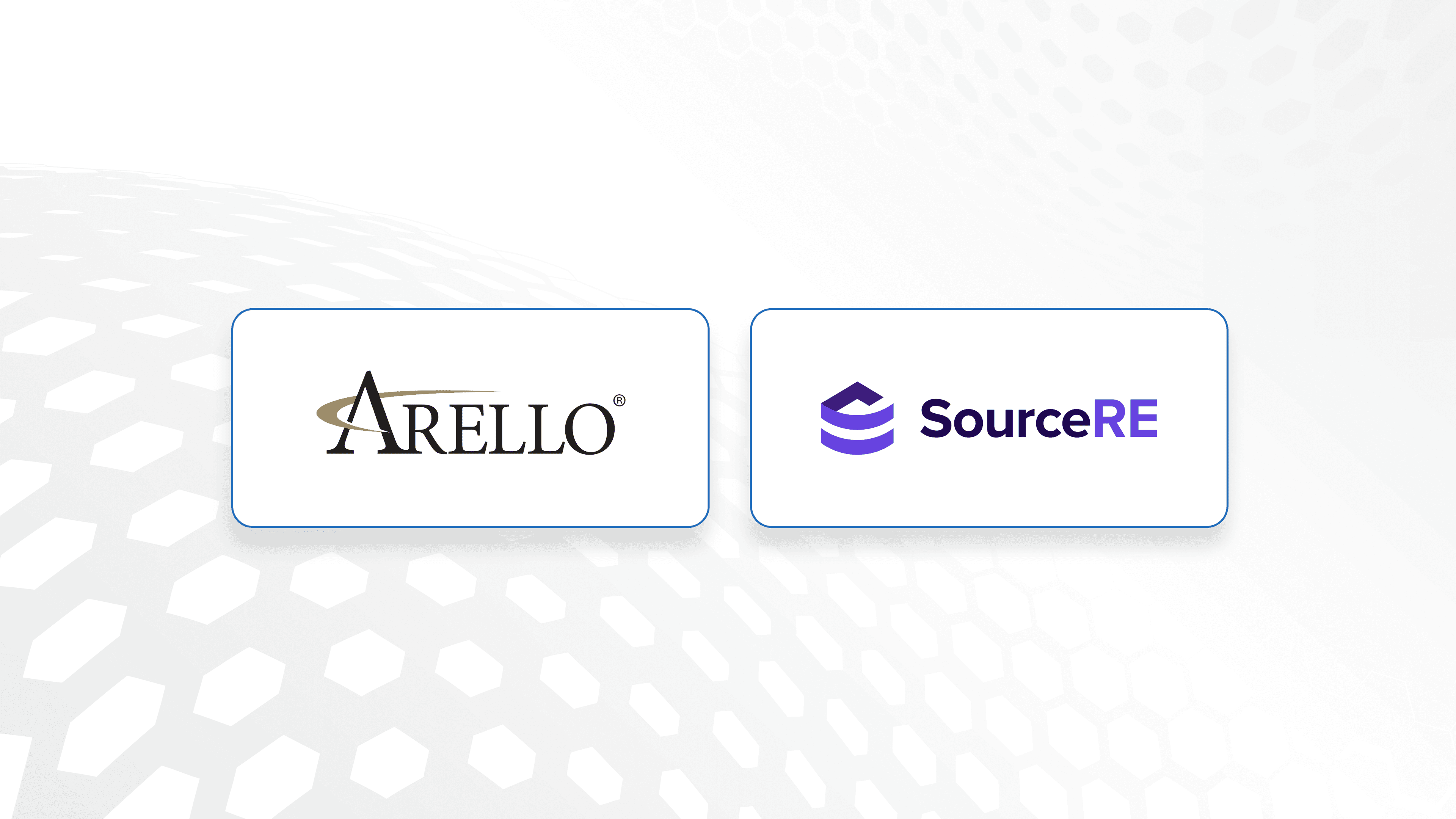 ARELLO® Partners With SourceRE for Data Licensing and Distribution header image