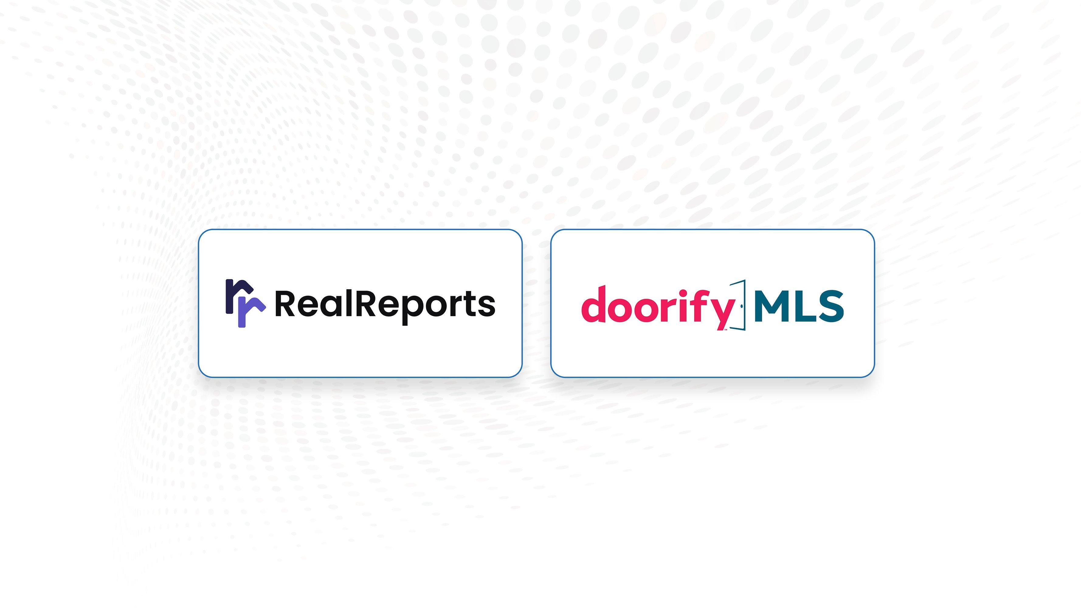 RealReports Hits 40 Partnerships in 2025 with Doorify MLS Alliance header image